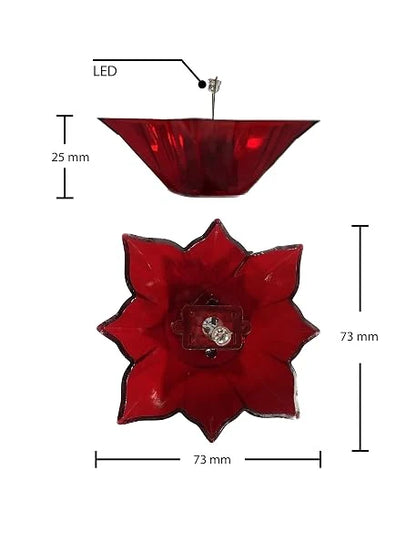 🪔 Smart Diwali LotusGlow™ – 3D LED Lotus Diyas with Automatic Water-Sensor Lighting