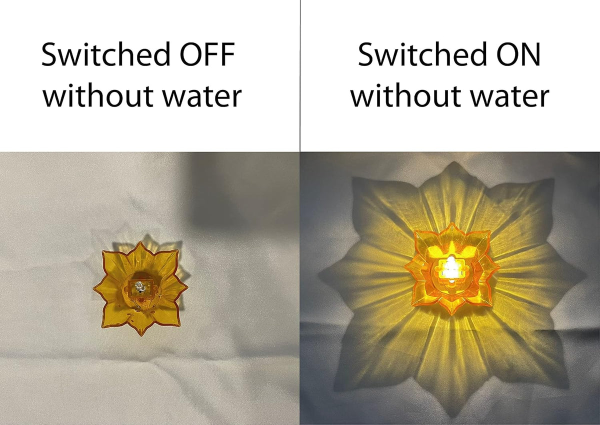 🪔 Smart Diwali LotusGlow™ – 3D LED Lotus Diyas with Automatic Water-Sensor Lighting
